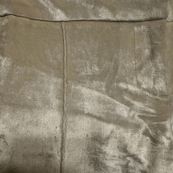 Woman’s bebe brand velour pants. Boot cut mid rise in cream Size 8. - Picture 6 of 7